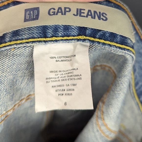 Y2K Gap jeans A-line denim jean skirt size women 6 - Picture 5 of 5